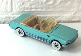 &#39;65 Ford Mustang Convertible Vintage 1983 Mattel Hot Wheels Whitewall DIE-CAST - £2.72 GBP