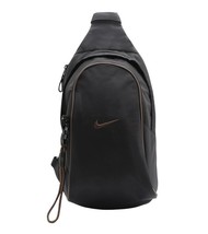 Nike 22SS Sportswear Essentials Sling Bag Unisex Sport Pack Black NWT DJ... - £58.46 GBP