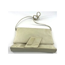 Vintage Green Mountain Purse Ivory Cream Snap Closure Retro Shoulder Bag... - $400.32 MXN