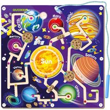 QUOKKA Toddler Toys Space Maze for Kids - Magnetic Travel Montessori Toys for Ki - £8.17 GBP