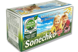 Natural Herbal Baby Tea &quot;Sonechko&quot; Echinacea 20Tb Cs Made In Ukraine ДЕТСКИЙ ЧАЙ - $3.73