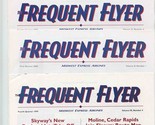 Midwest Express Airlines 4 Frequent Flyer Newsletters 1999 2000 2001  - £15.08 GBP