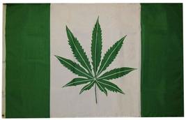 Trade Winds Green Canada Canadian Marijuana Leaf Weed 100D Woven Poly Nylon 3x5  - £5.58 GBP