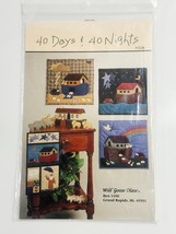 Wild Goose Chase 40 Days &amp; 40 Nights Noah&#39;s Ark Wall Hanging Quilt Patte... - $5.93