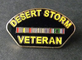 Operation Desert Storm Veteran Combat Vet USA Lapel Pin Badge 1.2 inches - £4.44 GBP