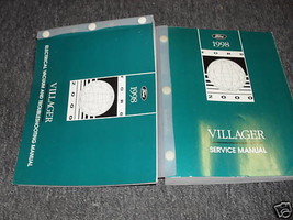 1998 Ford Mercury Villager Service Shop Manual Set 98 W Electrical Vacuum EVTM - £10.11 GBP