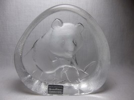 Mats Jonasson Crystal Panda Bear Sculpture wildlife signature collection Sweden - £32.96 GBP