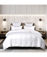 Hotel Grand White Down Luxury Comforter, Queen/Full 90&quot;X98&quot; Hypoallergenic - $191.41 CAD