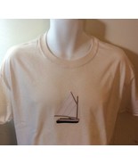 100 % Cotton Catboat Embroidered Tee. $19.95 - £15.76 GBP