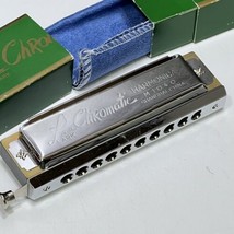 Lark Chromatic Harmonica M1040 In Original Box with Fabric Bag Shanghai ... - £32.85 GBP