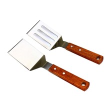 2 Pcs Metal Spatula For Cast Iron Skillet, Stainless Steel Grill Spatula Slotted - £23.71 GBP