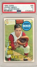 1969 Topps Johnny Bench #95 PSA 5 P1360 - $207.90