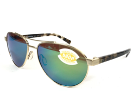 Costa Sunglasses Fernandina 06S4007 40071257 FER 226 Brushed Gold w/ Green 580P - $173.24