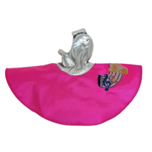 VINTAGE 1987 MATTEL BARBIE AND THE SENSATIONS DRESS SILVER PINK SKIRT MU... - $9.50