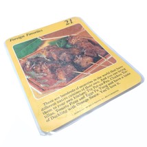 My Great Recipe Cards #21 Foreign Favorites Dishes Burritos Soup 1980s Set 52 - £13.39 GBP