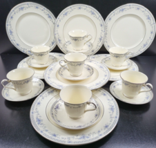 21 Pc Minton Bellemeade Dinner Plates Cup Saucer Set Vintage Floral England Lot - $227.37
