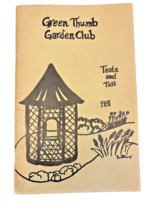 Cookbook Green Thumb Garden Club 1981 Manchester Tennessee TN Recipes Vt... - £10.69 GBP