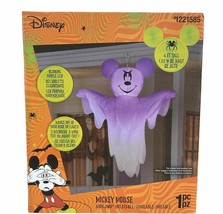Disney Mickey Mouse Ghost Airblown Inflatable New Gemmy 4 FT  - £53.95 GBP