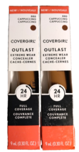 Cover Girl OUTLAST Extreme Wear Concealer 880 CAPPUCCINO 0.30 Oz NEW Lot... - $130.59 MXN