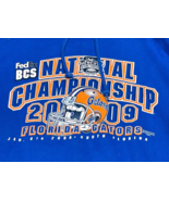 University of Florida Gators 2009 National Championship Blue Hoodie Swea... - £36.56 GBP