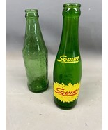 Vintage Pop Soda Bottle 7oz &quot;Switch To Squirt Never An After Taste&quot; Spri... - $26.17