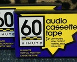 Audio Cassette Tapes Lot of 2 Unopened 60 Minute Low Noise - $4.94