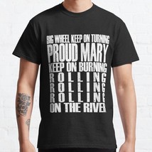  Proud Mary Black Men Classic T-Shirt - £13.03 GBP