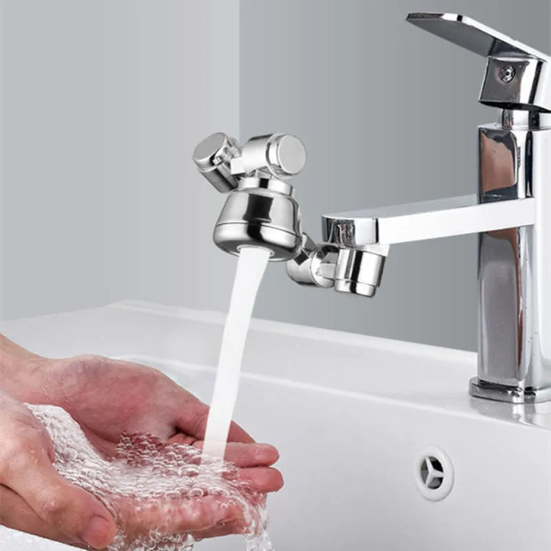House Home 1080 °New Universal Rotatable Faucet Extender Robotic Arm Spray Head  - £19.75 GBP