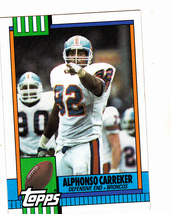 Alphonso Carreker #46 - Broncos 1990 Topps Football Trading Card - £0.78 GBP