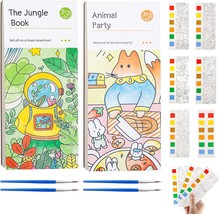 Pocket Watercolor Painting Book watercolor bookmarks to paint for Kids W... - $36.37