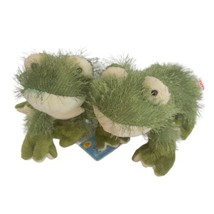 Ganz Webkinz Lil’ Kinz Frog 9” Plush Stuffed Animal  Toy Set Of Twins (2... - £16.75 GBP