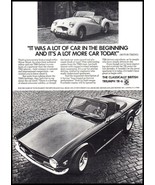 1973 Triumph TR-6 TR6 Convertible Vintage Print Ad Cobblestone Street Wa... - £8.42 GBP