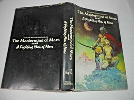 The Mastermind of Mars and A Fighting Man of Mars Frazetta Cover 1973 Rare Book - £21.20 GBP