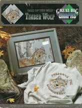 Timber Wolf Call of the Wild Cross Stitch Pattern Booklet VCL-20061 - $4.99