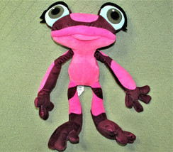 Kohls Gabi Rio 2 Poison Dart Frog Hot Pink Plush Stuffed Animal 16&quot; Plush Toy - £3.52 GBP