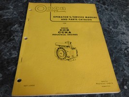 Onan Operators Service Manual and Parts Catalog for CCK &amp; CCKA - $294.67 MXN