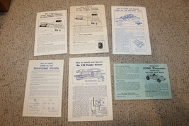 Lionel Postwar #364 364 350 356 365 0106 Accessory Instruction Sheet 6 S... - $28.99