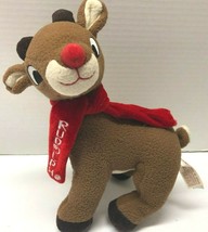 RUDOLPH THE RED NOSED REINDEER With Red Scarf 9&quot; Plush Figure - €12,94 EUR