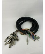 14 Feet 16 Channel Male 1/4&quot; Phone to 3-Pin XLR Female &amp; Male Audio Snak... - $67.91 CAD