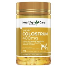 Healthy Care Super Colostrum 400mg 200 Chewable Tablets - £21.15 GBP