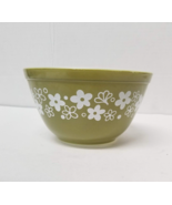 PYREX Bowl 1 1/2 Pint Small Spring Blossom Green Crazy Daisy Vintage Mix... - £13.33 GBP
