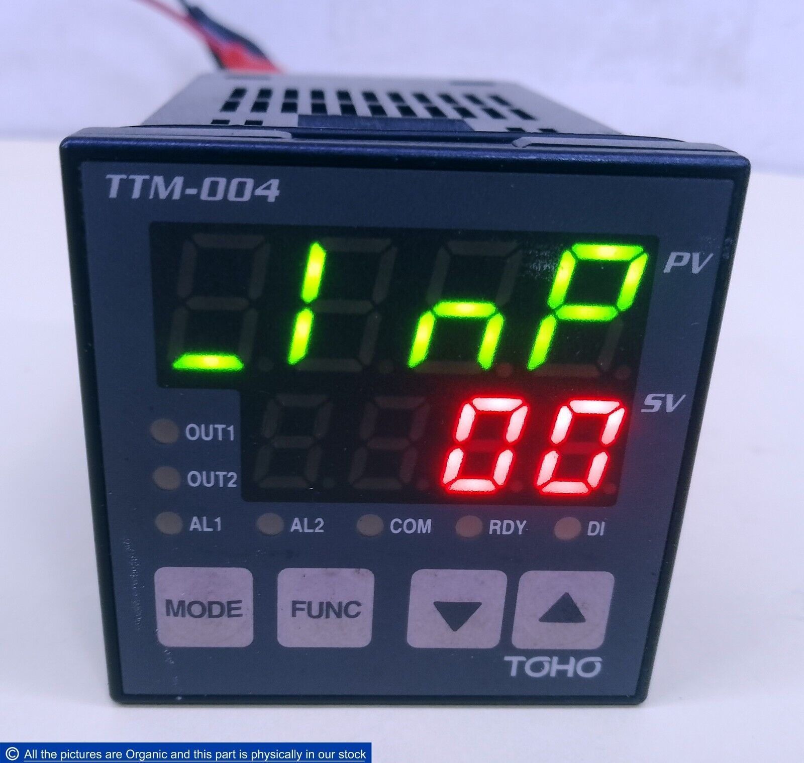 Toho TTM-004-R-A Digital Temperature Controller TTM-004 1/16DIN 240VAC J... - $119.00