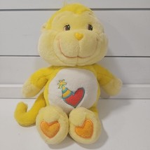 2004 Care Bear Cousins Yellow Playful Heart Monkey Plush Stuffed Animal ... - $15.79