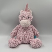 Manhattan Toys Adorables Petals Unicorn Medium Pink Plush Animal - $19.99