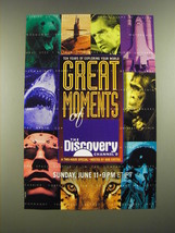 1995 Great Moments of The Discovery Channel Ad - Ten years of exploring - £14.72 GBP
