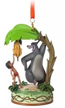 Mowgli and Baloo Singing Living Magic Sketchbook Ornament – The Jungle Book 2023 - £23.24 GBP