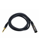 Monoprice Xlr Male To 1/4-Inch Trs Male Cable - Gold Plated, High Fideli... - £29.72 GBP