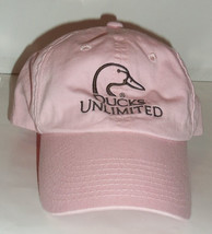 NEW!  WOMENS DUCKS UNLIMITED &quot;Since 1937&quot; LIGHT PINK NOVELTY  BASEBALL HAT - £18.64 GBP