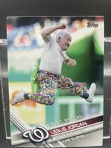 2017 Topps First Pitch #FP10 Leslie Jordan Washington Nationals Card - £2.33 GBP