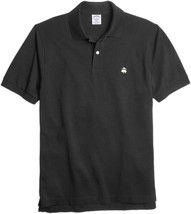 Brooks Brothers Mens Black Slim Fit Pique Polo Shirt Sz XL XLarge 8249-1... - £46.71 GBP